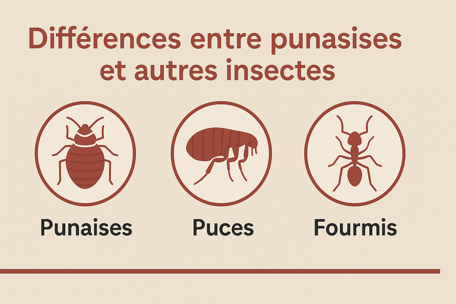 Différences entre punaises et autres insectes