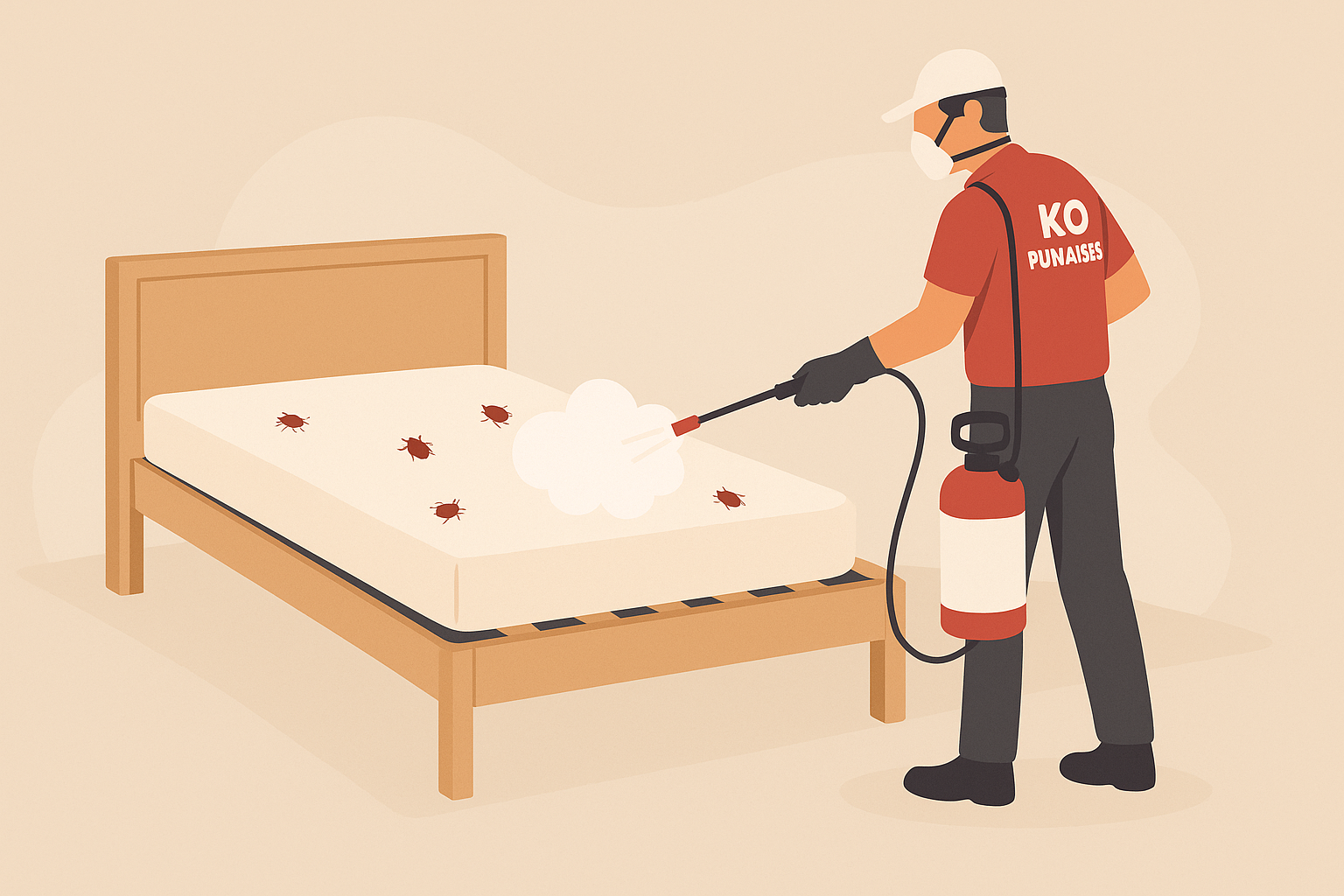 Intervention professionnelle punaises de lit