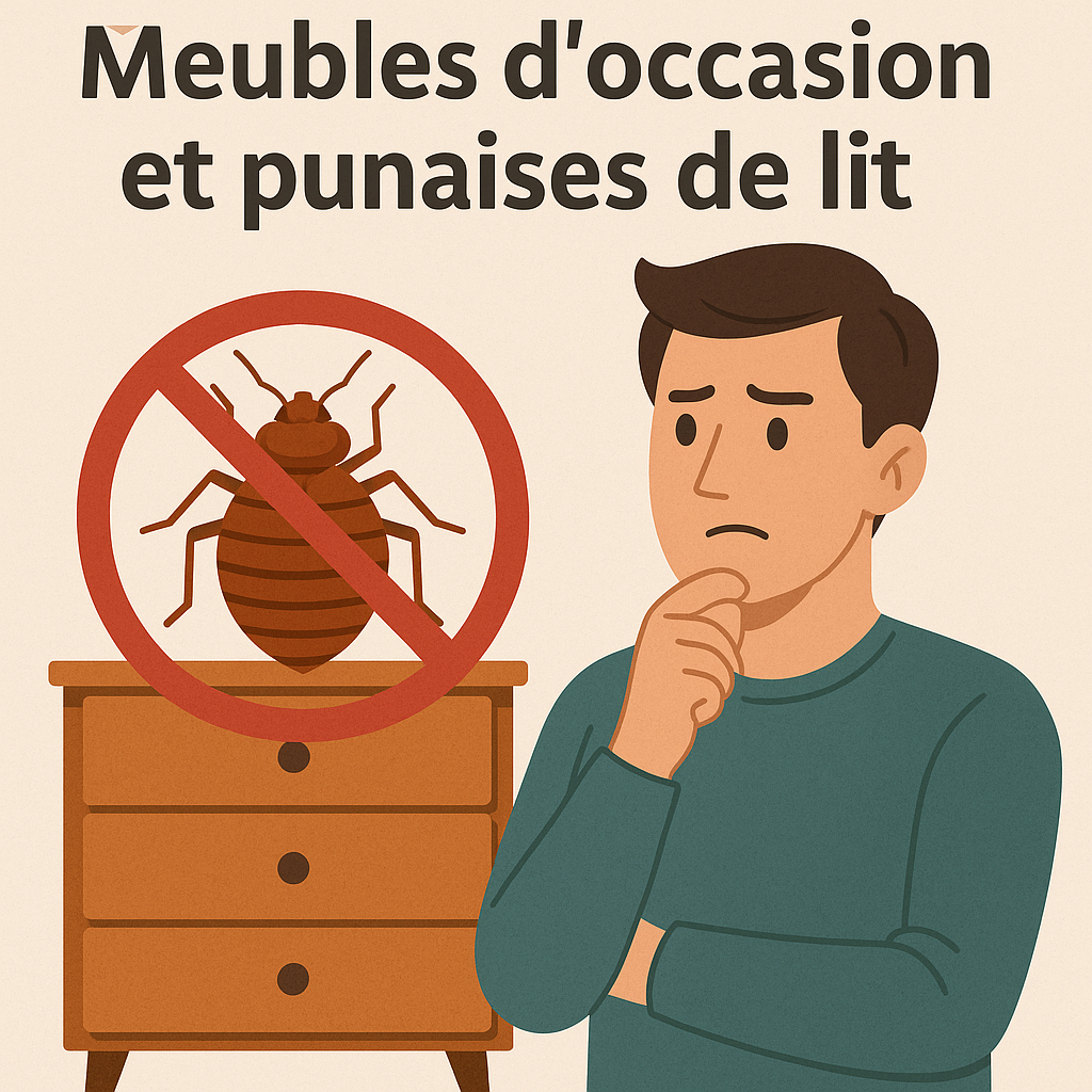Meubles d'occasion et punaises de lit