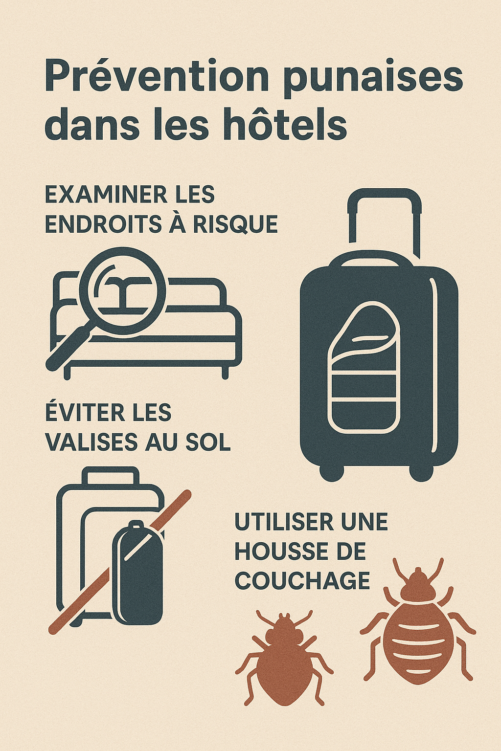 Prévention punaises dans les hôtels