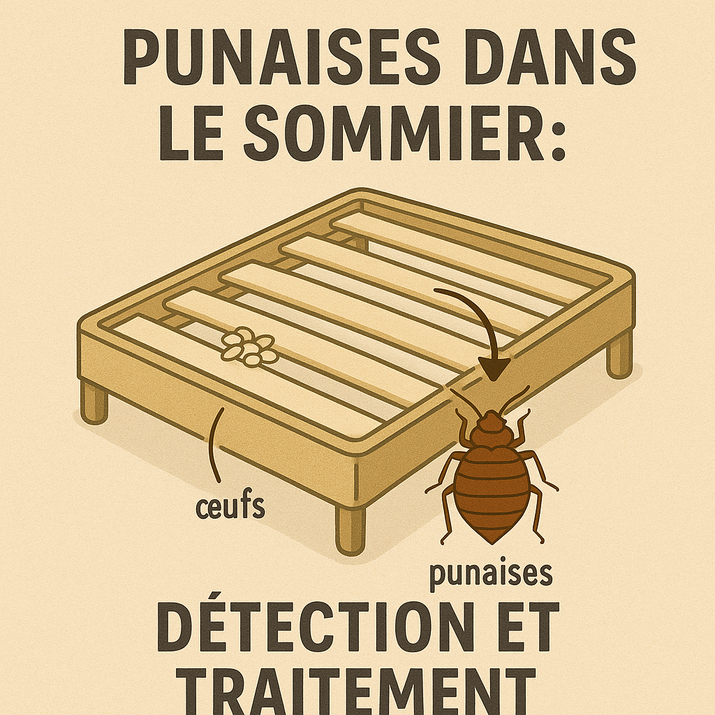 Punaises dans le sommier : détection et traitement