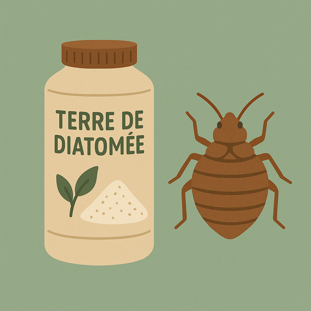 Terre de diatomée contre punaises