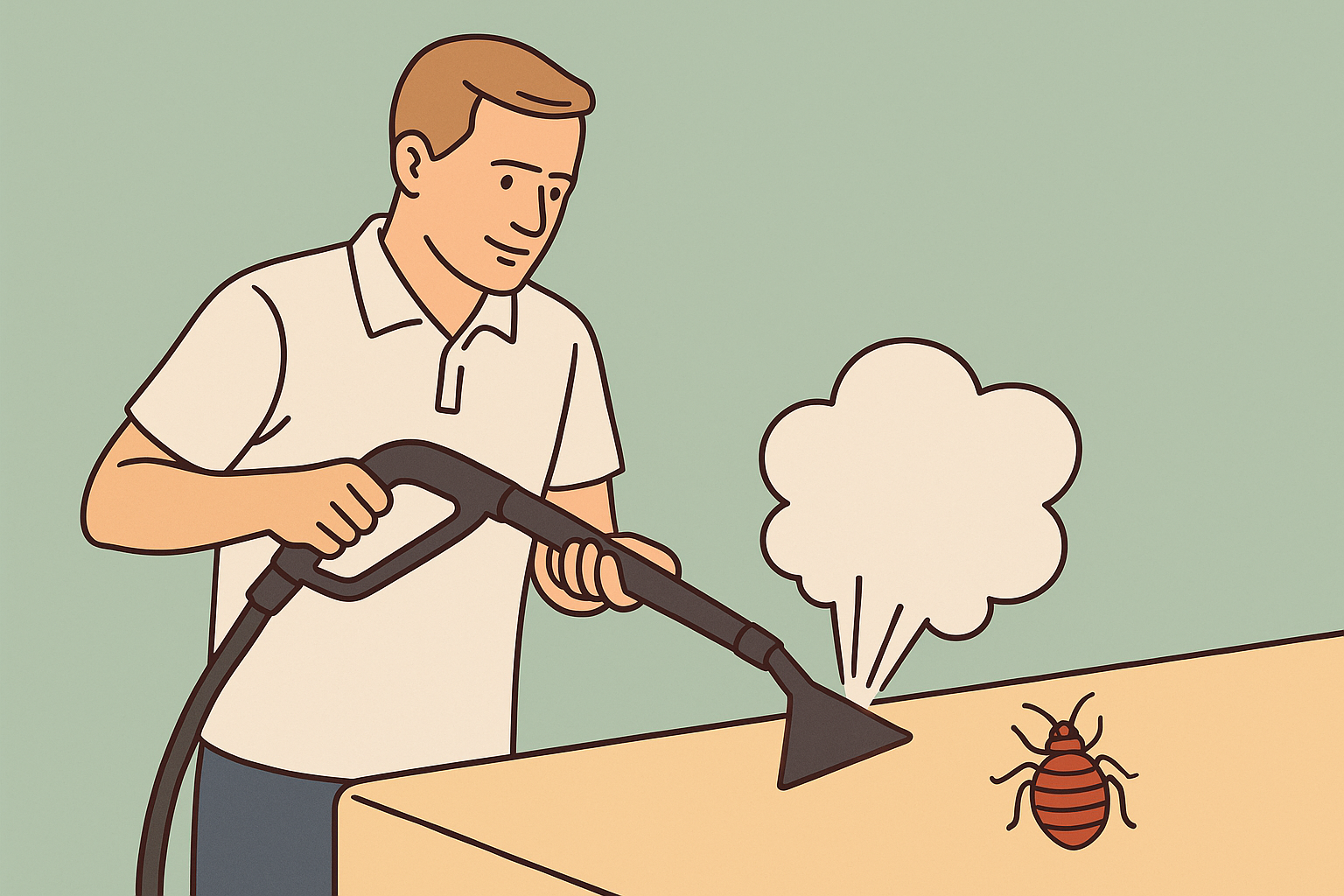 Vapeur contre punaises de lit : efficace ?